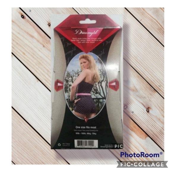 O/S Dreamgirl Retro Romper - Picture 8 of 10